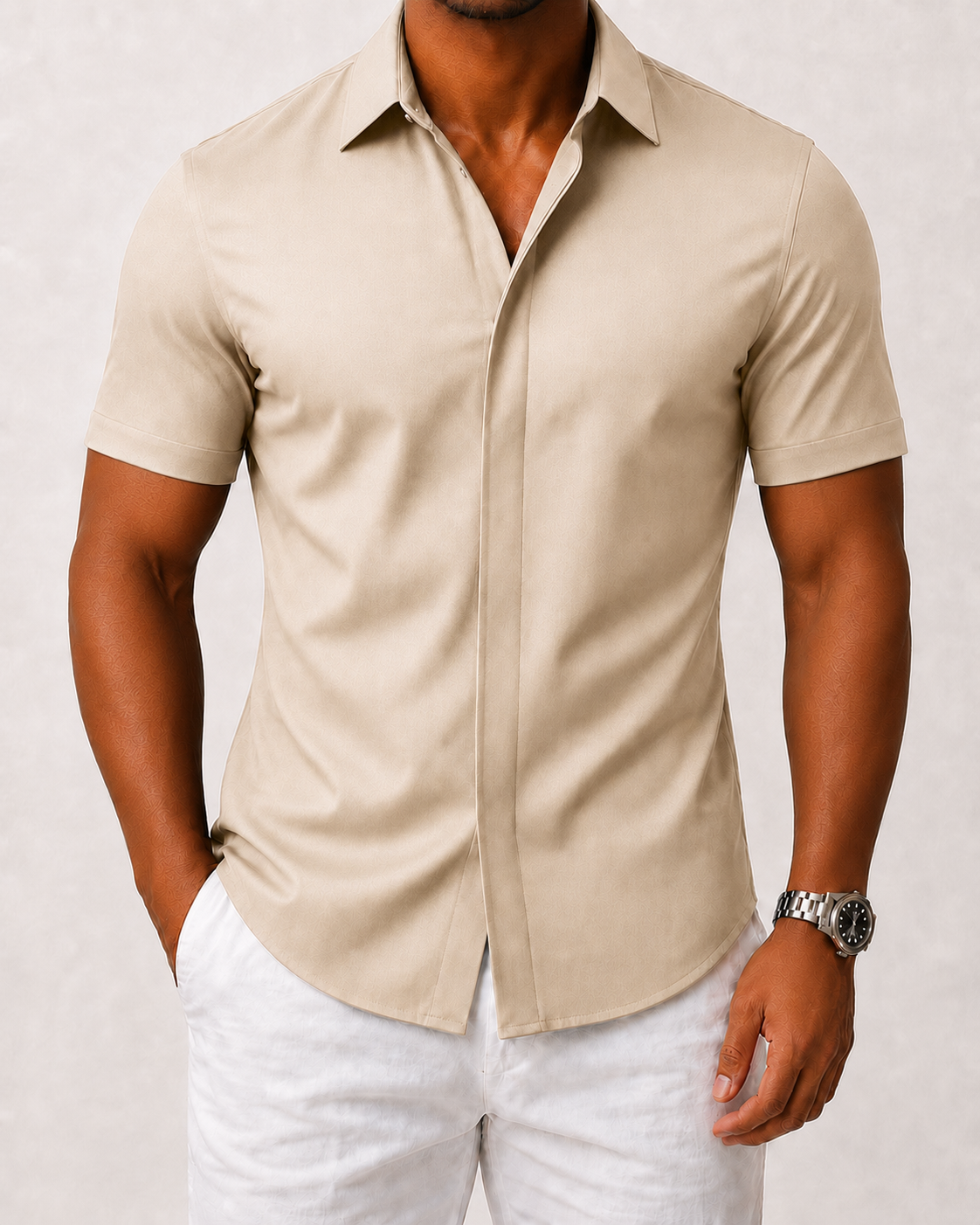Camisa Capri | Tecido Italiano | Algodão Mercerizado |