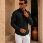 Camisa Noir Manga Longa — Algodão Premium 100%