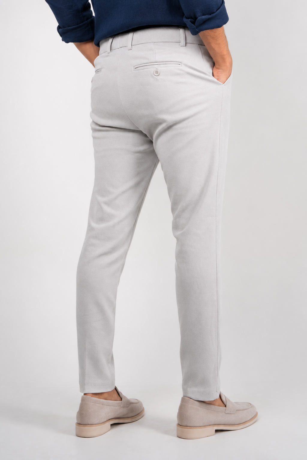 Calça Alfaiataria de Malha Super Stretch