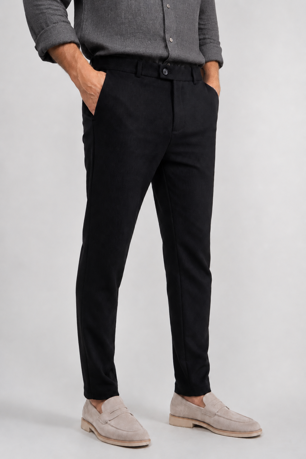 Calça Alfaiataria de Malha Super Stretch