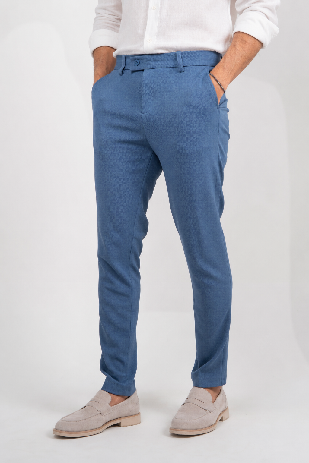 Calça Alfaiataria de Malha Super Stretch