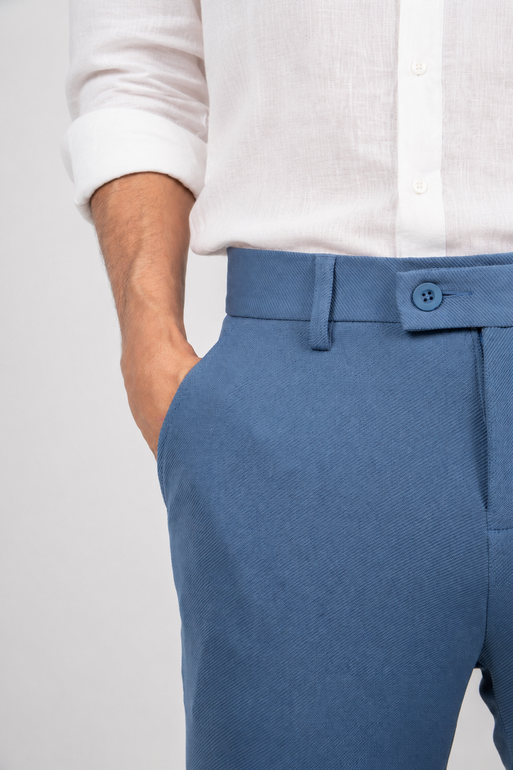 Calça Alfaiataria de Malha Super Stretch